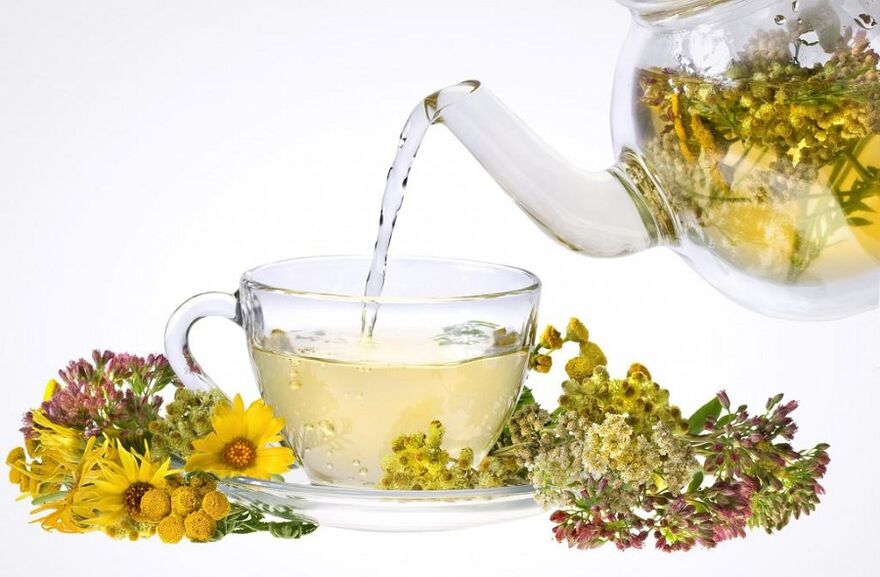 Herbal tea to increase potency