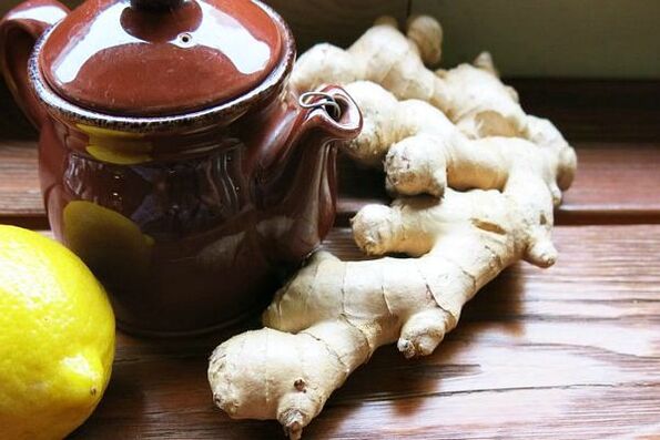 Ginger root to increase potency