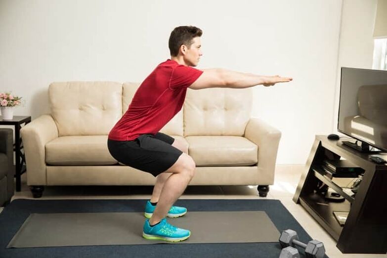 Squats to improve potency