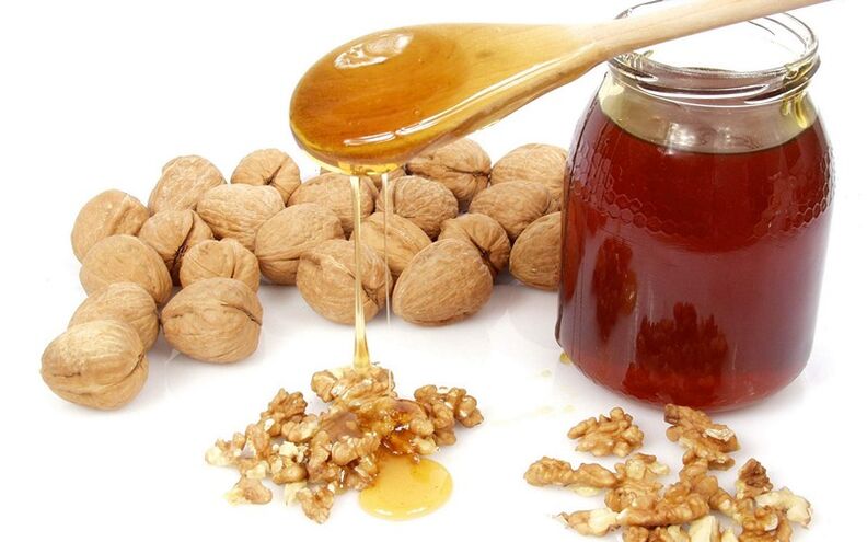 Honey and nuts to increase potency