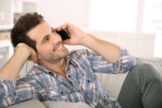 A man will feel aroused and will spend a long time on the phone with a woman